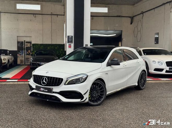 Cliquer pour voir la photo suivante Mercedes Classe A 45 AMG 2.0L 381cv 4MATIC PACK AERO / TOI Blanc de 2016