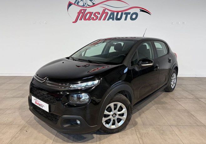 Cliquer pour voir la photo suivante Citroen C3 II 1.6 BlueHDi S&S 75cv-2018 Noir de 2018