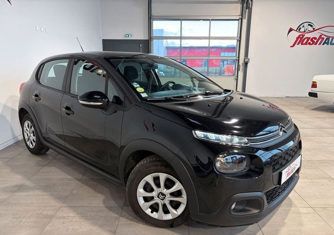 Citroen C3 II 1.6 BlueHDi S&S 75cv-2018 Noir de 2018