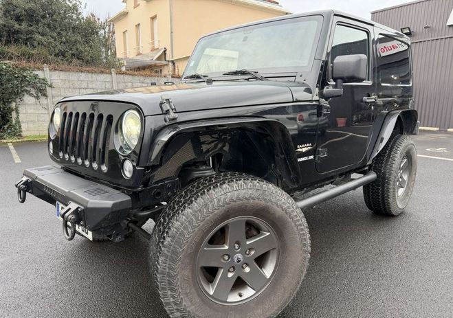 Jeep Wrangler (3) 3.6 V6 284 ch SAHARA Noir de 2012