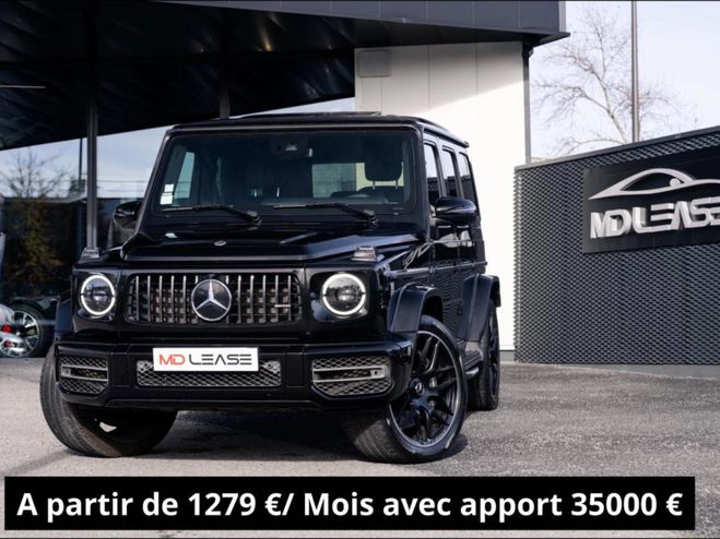Mercedes Classe G 63 AMG BVA9 - Leasing 1489 Euros/ Mois Noir de 2018