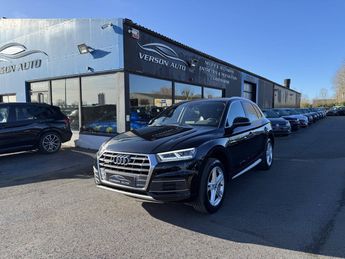  Voir d&eacute;tails -Audi Q5 35 TDi QUATTRO S LINE GPS CARPLAY CROCHE &agrave; Verson (14)