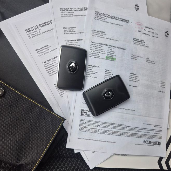 Renault Arkana (2) 1.6 E-TECH HYBRIDE 145 ESPRIT TVA R� Blanc de 2022