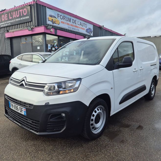 Cliquer pour voir la photo suivante Citroen Berlingo III VAN TAILLE XL CABINE APPROFONDIE BLU Blanc de 2019