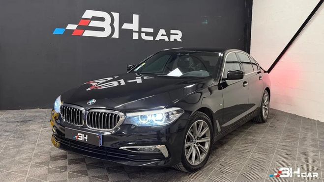 Cliquer pour voir la photo suivante BMW Serie 5 520D (G30) LUXURY XDRIVE / Origine FRANC Noir de 2017