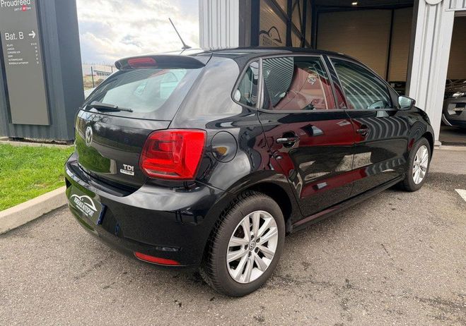 Volkswagen Polo 1.4 TDi 90ch BMT ConfortLine BVM5 5p S&S Noir de 2014