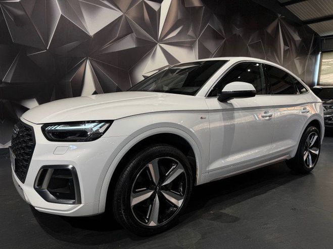 Cliquer pour voir la photo suivante Audi Q5 Sportback 40 TDI MILD HYBRID 204CH S LIN Blanc de 2022
