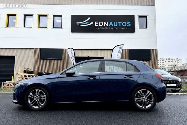 Mercedes Classe A 180 PROGRESSIVE LINE 7G-DCT   CARPLAY Bleu de 2019