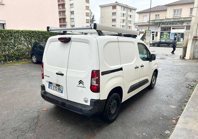 Citroen Berlingo 1.6 blue hdi 100 control prix ht : 6658 Blanc de 2019