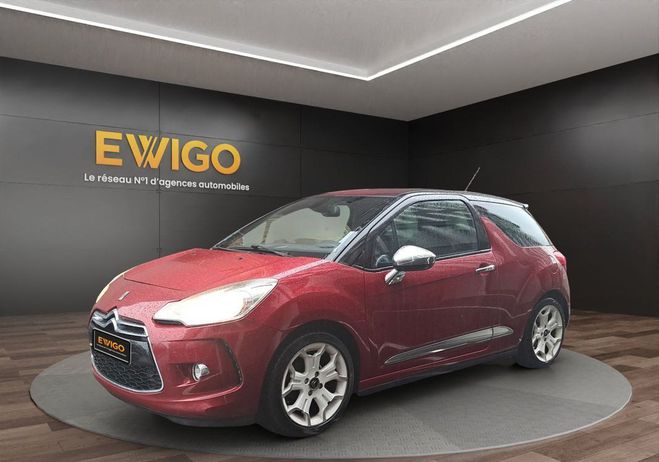 Citroen DS 3 automobiles 1.6 hdi 110 ch sport chic  Rouge de 2011