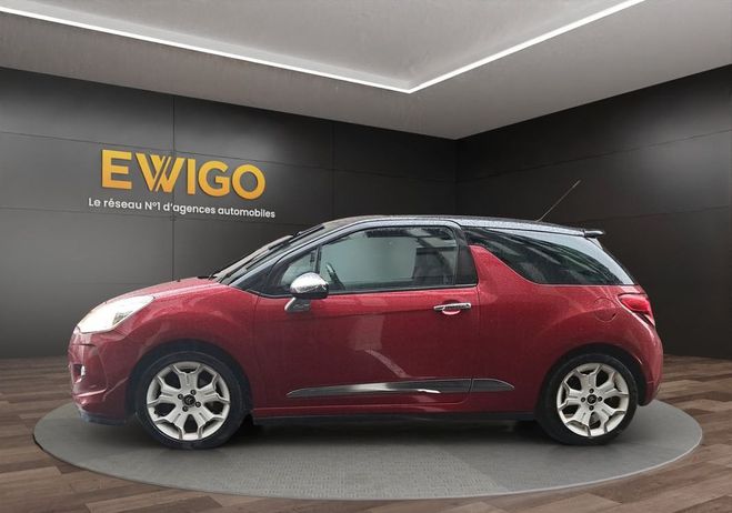 Citroen DS 3 automobiles 1.6 hdi 110 ch sport chic  Rouge de 2011