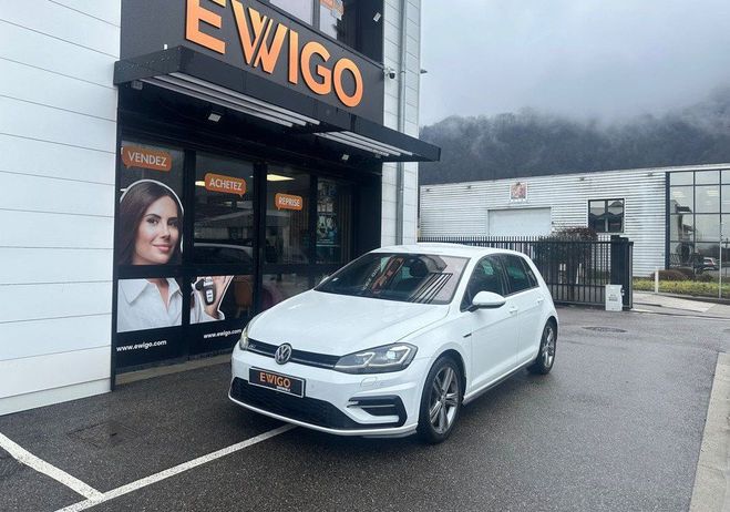 Volkswagen Golf r line 2l tdi 150 ch apple carplay Blanc de 2018