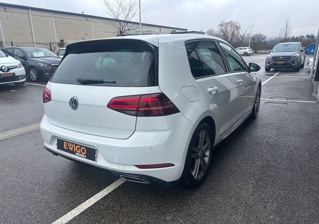 Volkswagen Golf r line 2l tdi 150 ch apple carplay Blanc de 2018