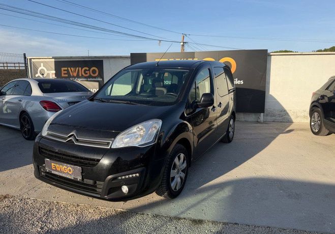 Citroen Berlingo 1.6 hdi 100 ch feel bvm5 radar av arr bl Noir de 2016