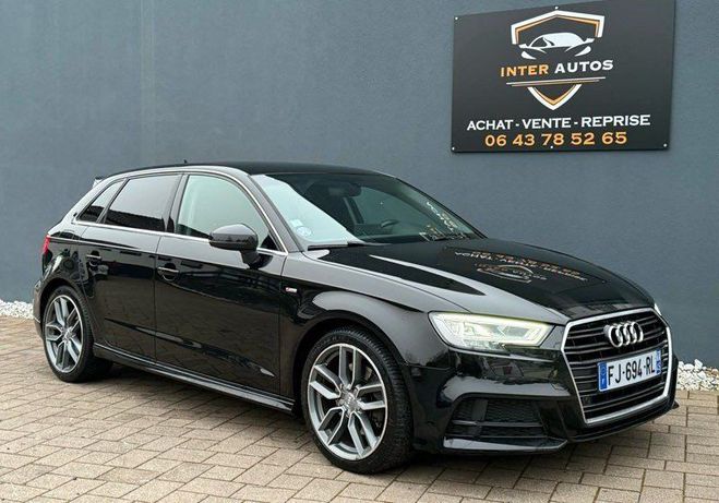 Audi A3 Sportback s-tronic 40 tfsi s-line Noir de 2019