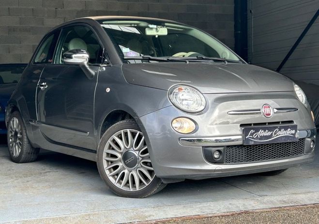 Fiat 500 C C 1.2 69CV CABRIOLET INTERIEUR CUIR BI Gris de 2014
