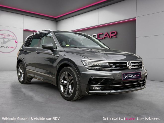 Volkswagen Tiguan 2.0 TDI 150 DSG7 R-Line Black Toit Ouvra Gris de 2019