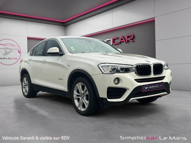 BMW X4 F26 xDrive20d 190ch Lounge Plus A Blanc de 2017