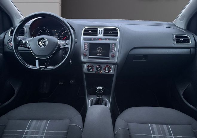 Volkswagen Polo TSI 90 Ch Lounge Garantie 12 mois Noir de 2016