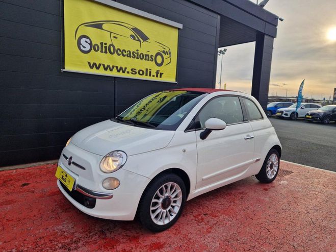 Cliquer pour voir la photo suivante Fiat 500 C 1.2i - 69 Lounge BLANC de 2012