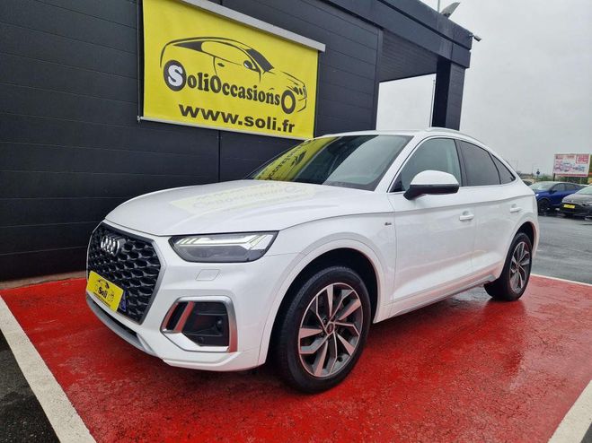 Cliquer pour voir la photo suivante Audi Q5 Sportback Quattro 2.0 40 TDI Mild Hybrid BLANC de 2021