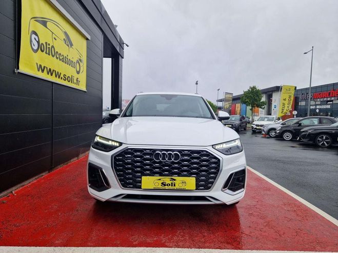 Audi Q5 Sportback Quattro 2.0 40 TDI Mild Hybrid BLANC de 2021