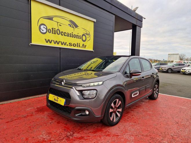 Cliquer pour voir la photo suivante Citroen C3 1.2 PureTech 12V - 83 S&S 2016 BERLINE S GRIS FONCE de 2020