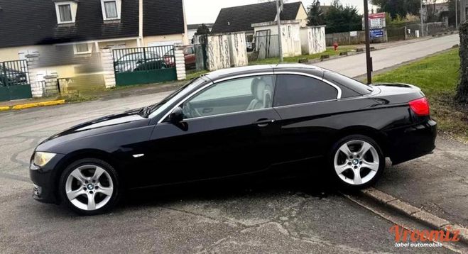 BMW Serie 3 CABRIOLET 2.0 320 D 185 LUXE Noir de 2011