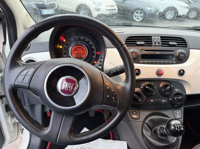 Fiat 500 1.2 8V 69CH POP BLANC de 2015