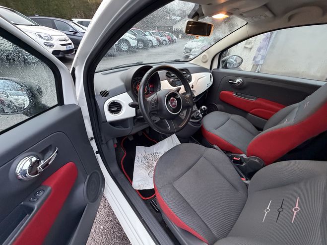 Fiat 500 1.2 8V 69CH POP BLANC de 2015