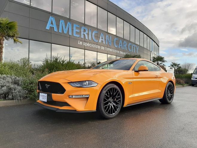 Ford Mustang GT V8 5.0L BVM - MALUS PAYE Orange de 2019