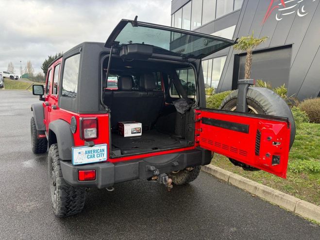 Jeep Wrangler 3.6i - BVA Unlimited Rubicon ROUGE de 2016