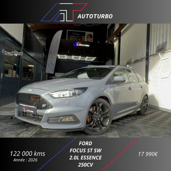 Cliquer pour voir la photo suivante Ford Focus SW 2.0 ECOBOOST 250CH STOP&START ST Gris F de 2016
