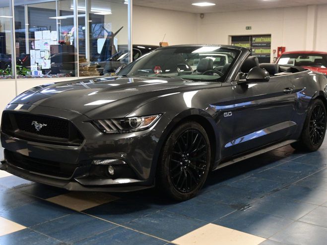 Ford Mustang CONVERTIBLE V8 5.0 421 GT Gris Magnetic de 2016