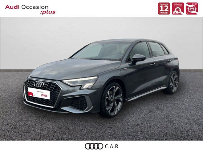 Cliquer pour voir la photo suivante Audi A3 Sportback 40 TFSIe 204 S tronic 6 S Line Gris de 2022