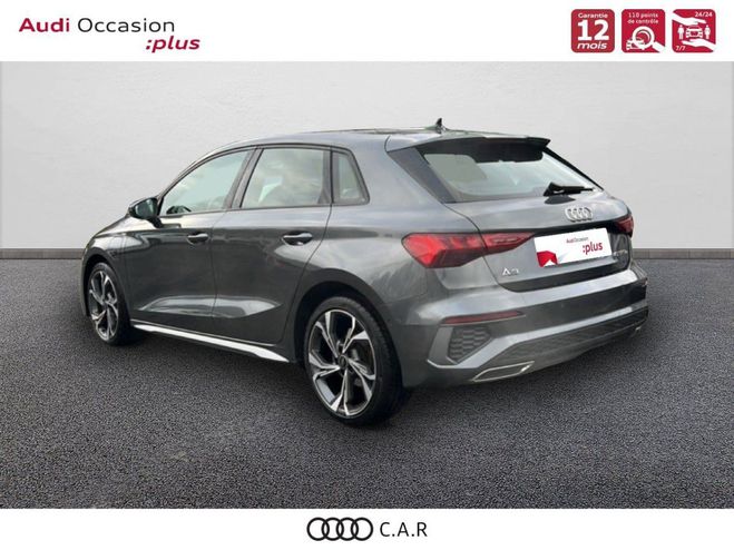Audi A3 Sportback 40 TFSIe 204 S tronic 6 S Line Gris de 2022