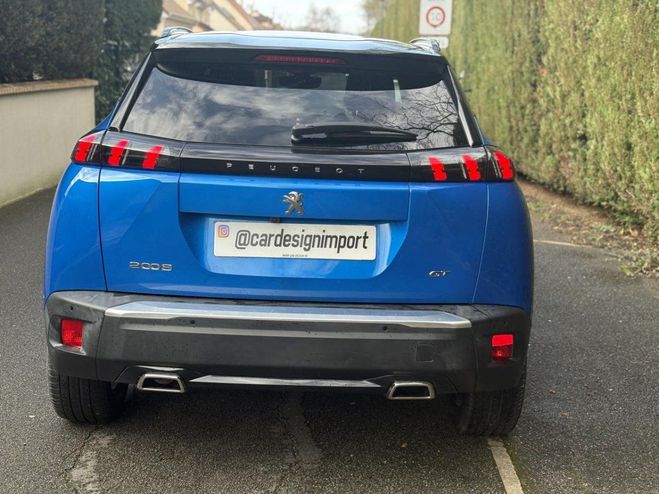 Peugeot 2008 1.2i PureTech 12V S&S - 130 - BV EAT6 GT bleu m�tallis� de 2019