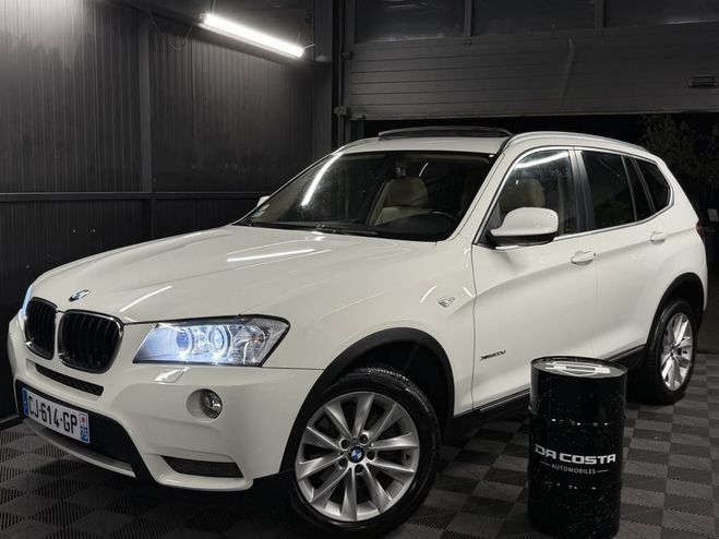 BMW X3 F25 LUXE 20 D XDRIVE 2.0 184 Cv BOITE AU Blanc de 2012