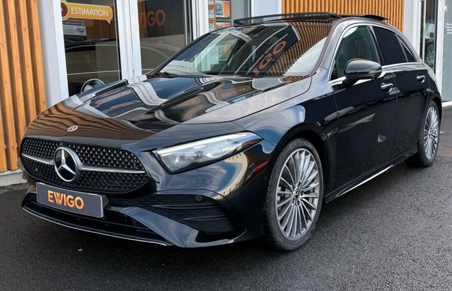 Mercedes Classe A a200 165cv premium amg line bva camera 3 Noir de 2023