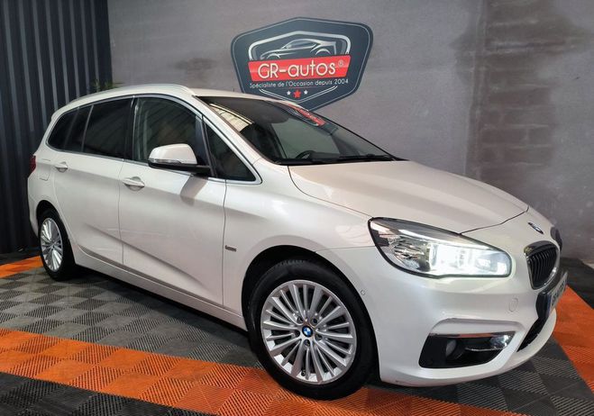 BMW Serie 2 218D GRAND TOURER 150cv LUXURY LINE 7 PL Blanc de 2017