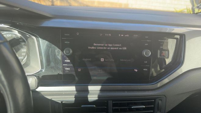 Volkswagen Polo 1.0 TSI 95CH COPPER LINE EURO6D-T Gris F de 2019