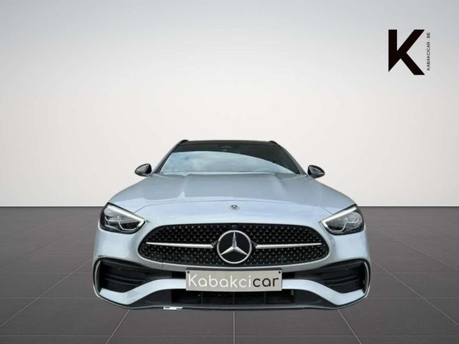 Mercedes Classe C 200 Break d-- PACK AMG--CARPLAY--GARANTI Gris M�tallis� de 