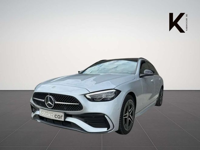 Mercedes Classe C 200 Break d-- PACK AMG--CARPLAY--GARANTI Gris M�tallis� de 