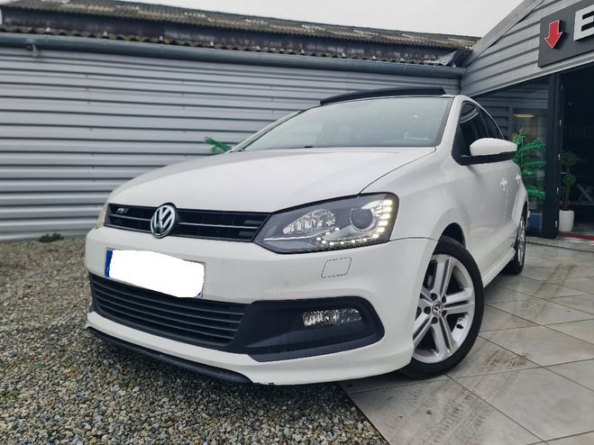 Volkswagen Polo 1.6L TDI 90 CV R-LINE * DSG * REPRISE PO BLANC de 2013