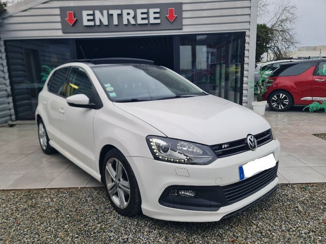 Volkswagen Polo 1.6L TDI 90 CV R-LINE * DSG * REPRISE PO BLANC de 2013
