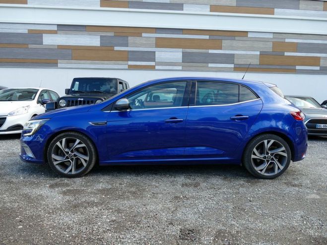 Renault Megane IV BERLINE GT 1.6 205 Ch EDC 4 CONTROL Bleu de 2017