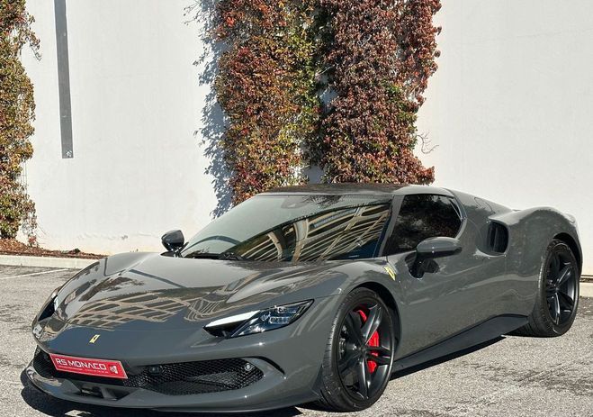 Cliquer pour voir la photo suivante Ferrari 296 GTB coupe 3.0 turbo v6 hybride 830 Gris de 2023