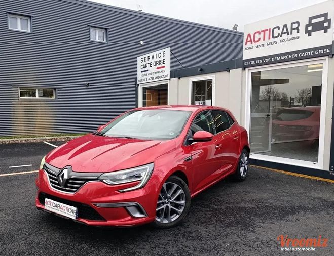 Cliquer pour voir la photo suivante Renault Megane IV 1.6 DCI 130 GT LINE BV6 Rouge de 2016
