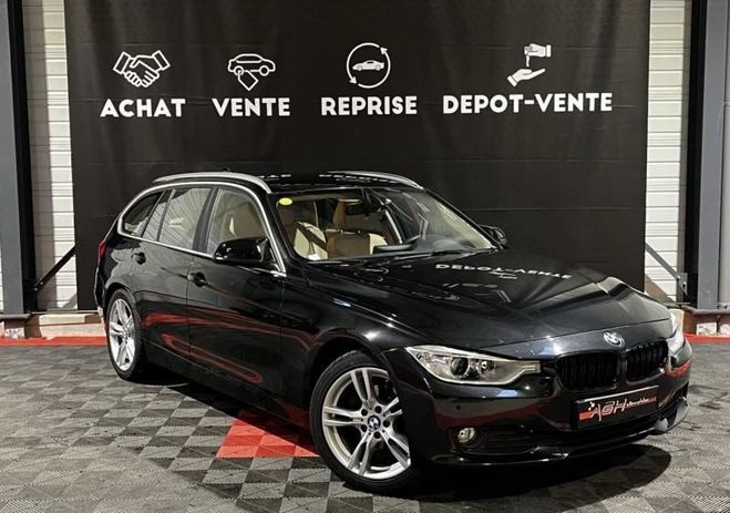BMW Serie 3 Touring 318d 143ch Luxury Noir de 2014