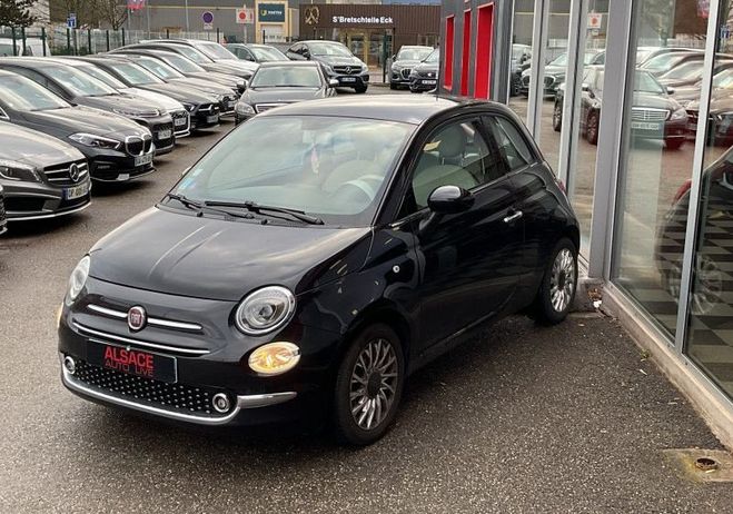 Fiat 500 1.2 8V 69CH S&S LOUNGE DUALOGIC Noir de 2019